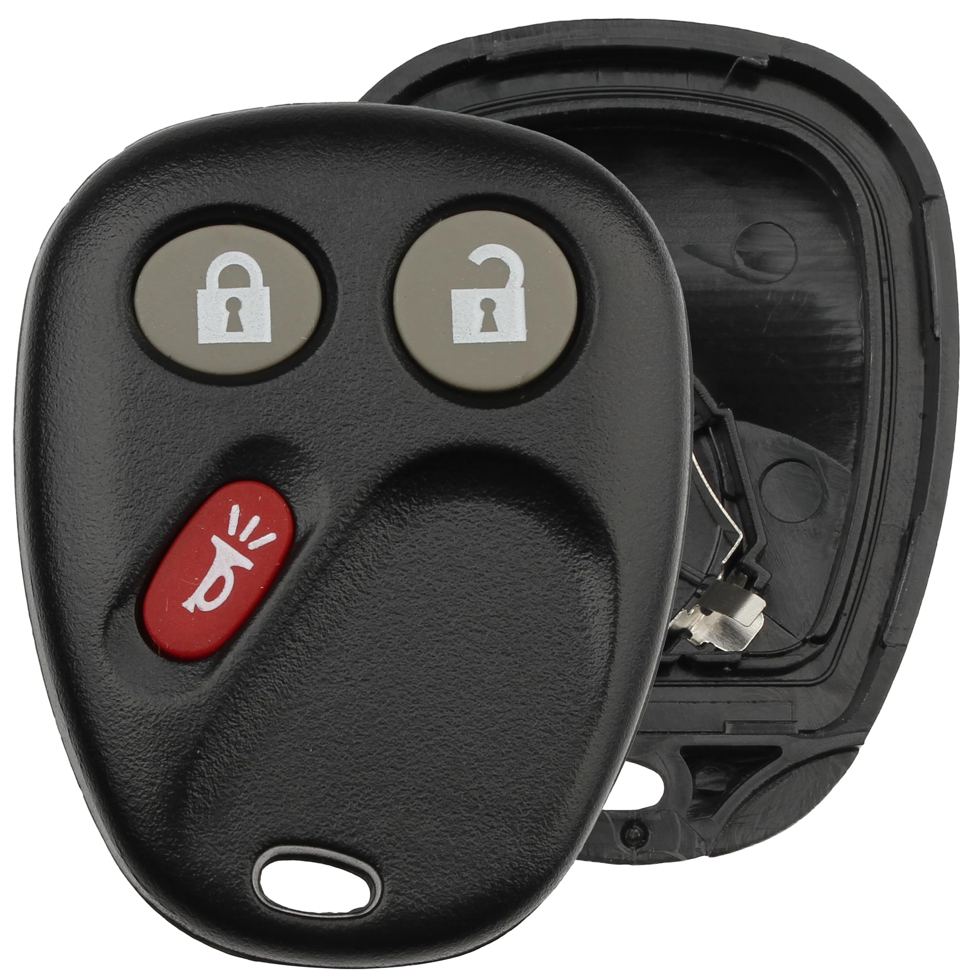 FOBTEK Key Fob Shell Case & Button Pad for Chevy GMC Oldsmobile MYT3X6898B