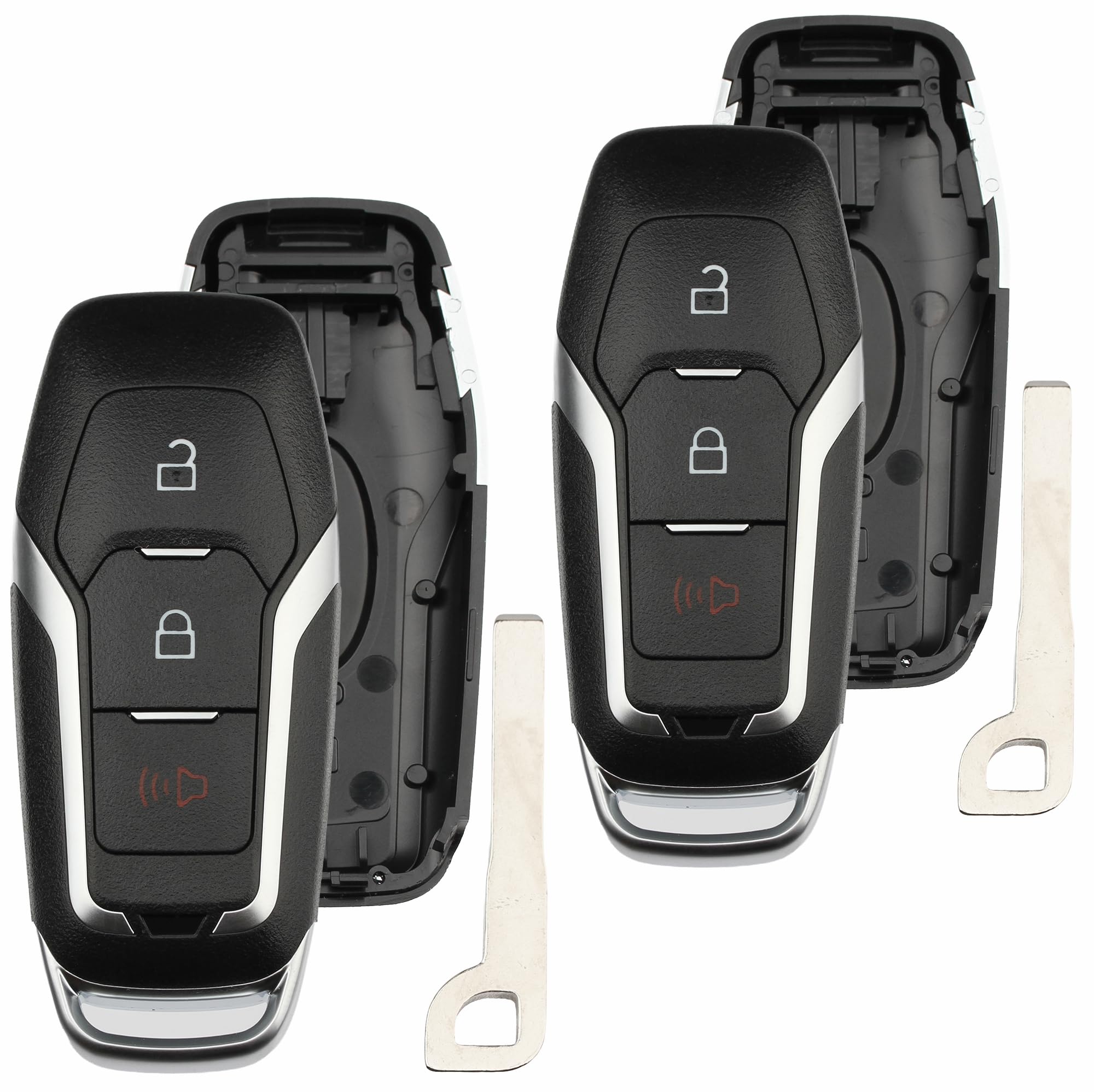 Key Fob Shell for Ford – M3N-A2C31243800, 3-Button