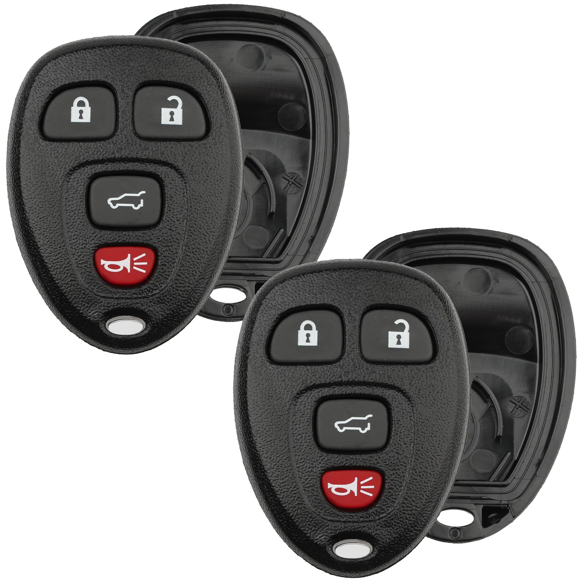 Key Fob Shell for Chevy Cadillac GMC – OUC60270 OUC60221 M3N5WY8109, 4-Button