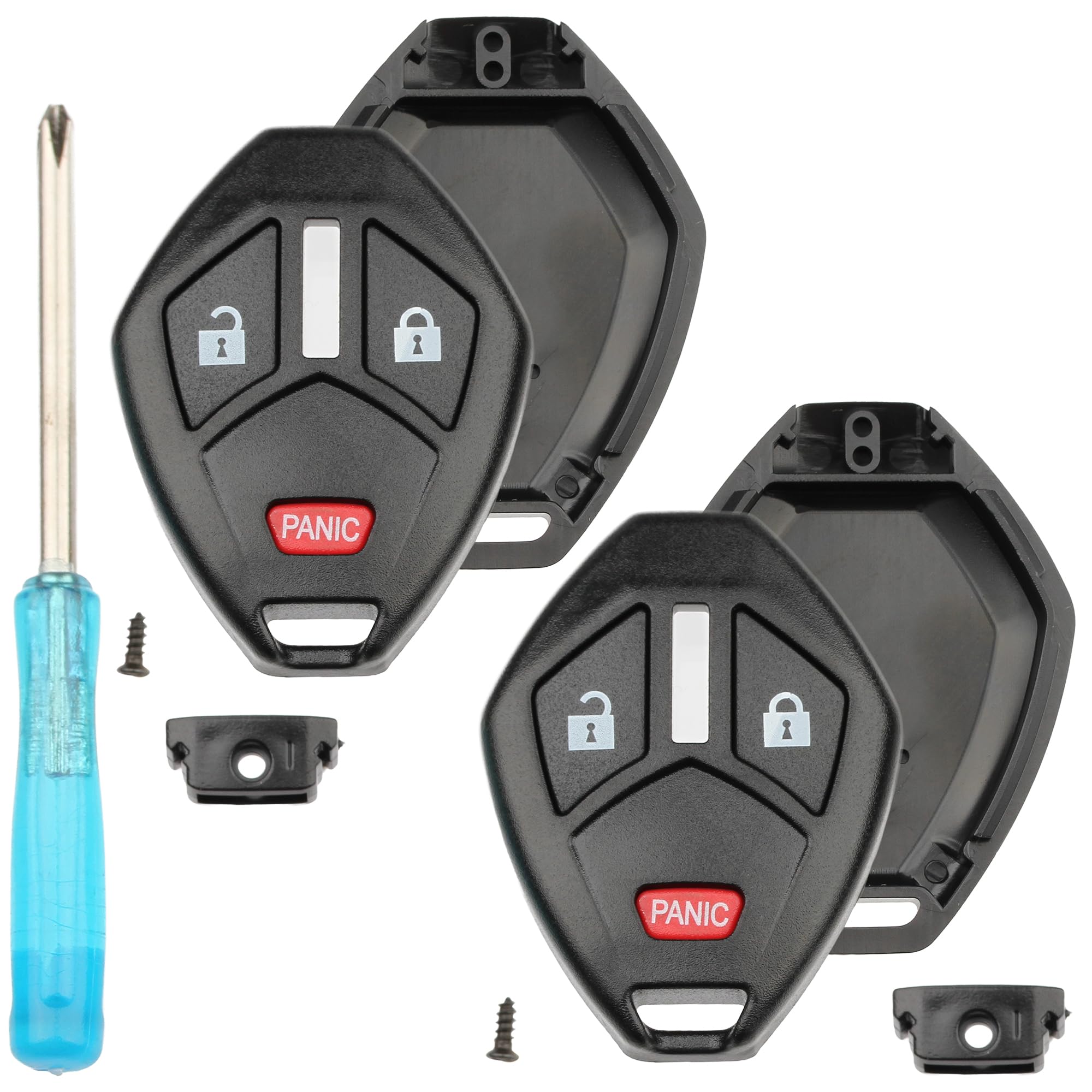 Key Fob Shell for Mitsubishi – OUCG8D-620M-A, 3-Button
