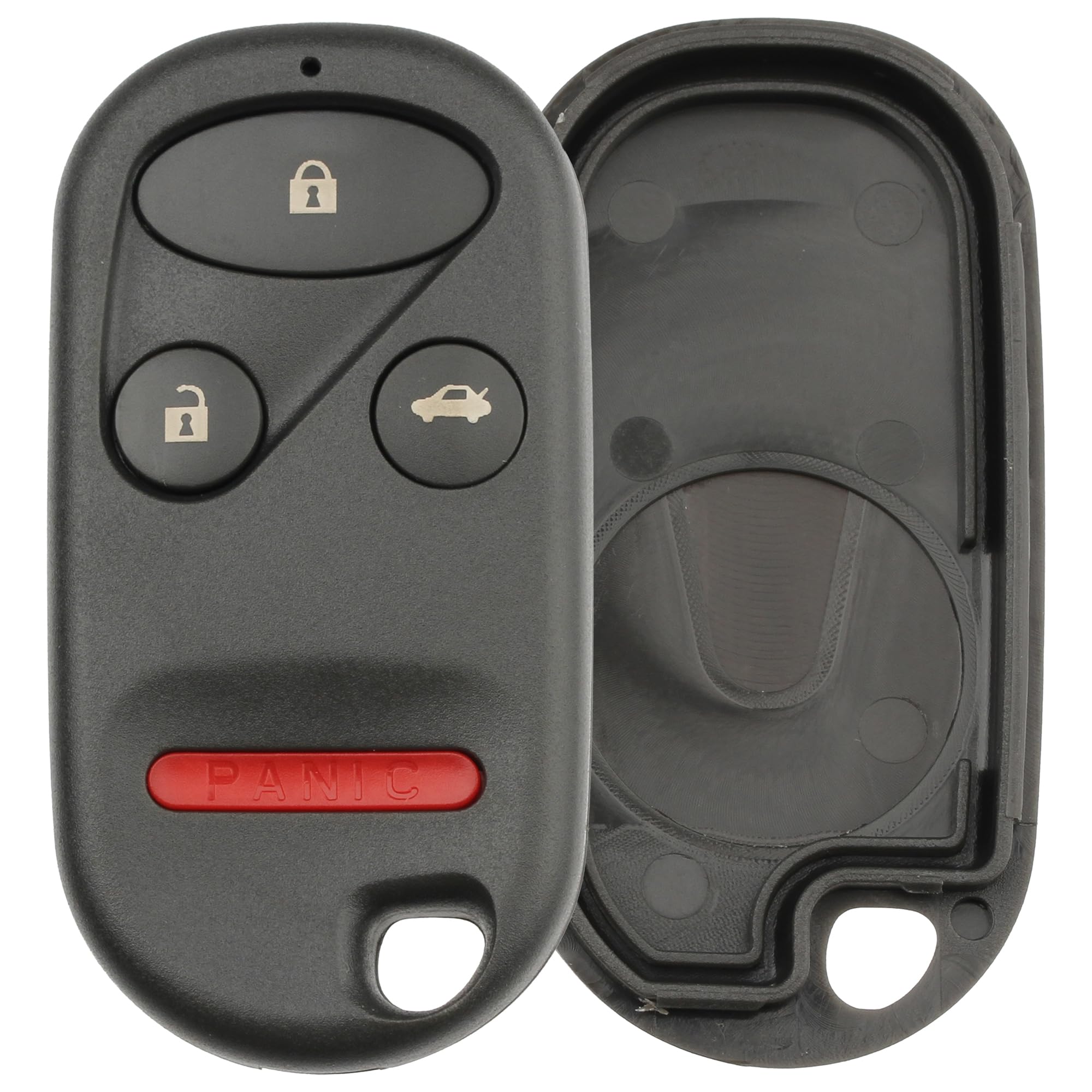 FOBTEK Key Fob Shell Case & Button Pad for Honda Acura KOBUTAH2T, 4-Button