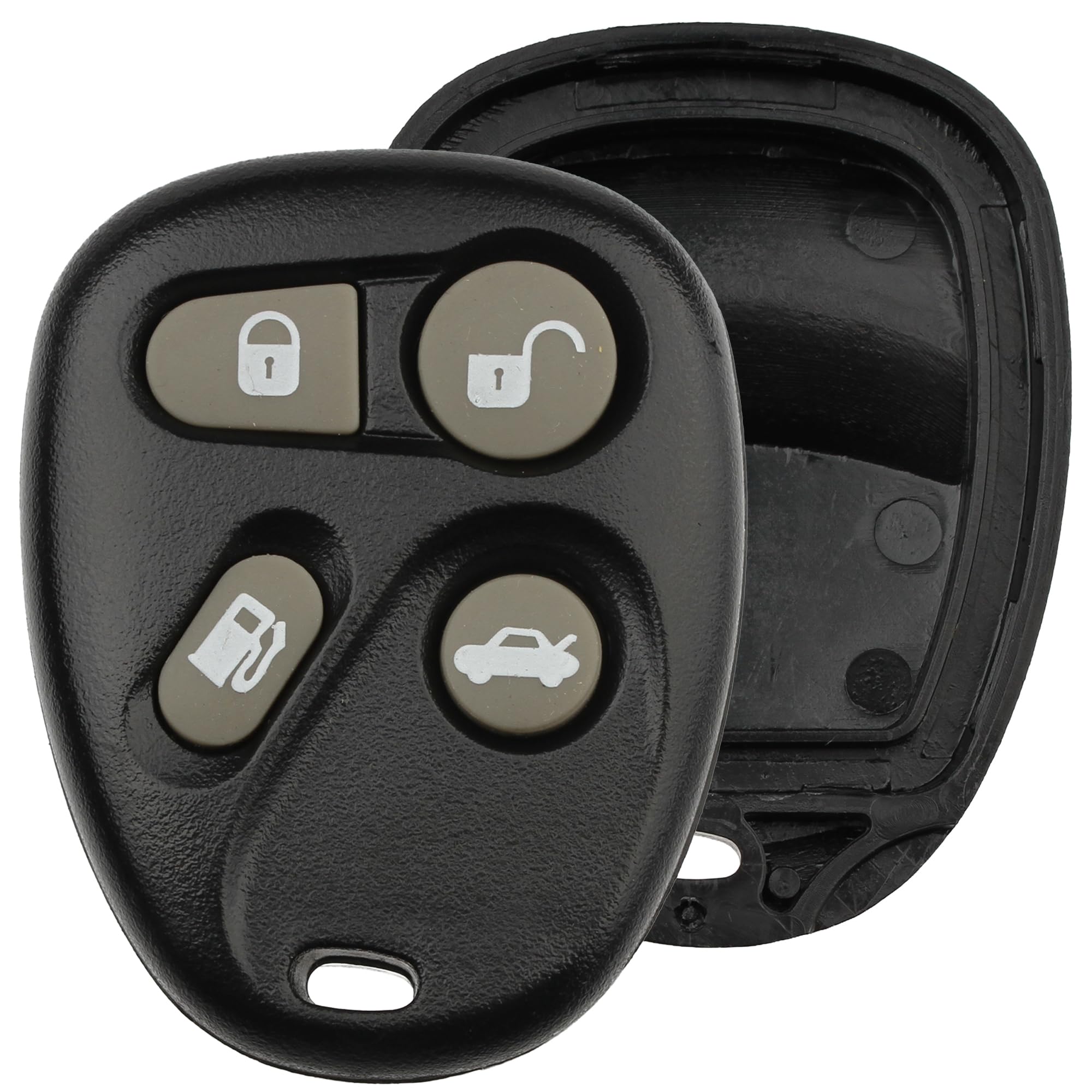 FOBTEK Key Fob Shell Case for Cadillac KOBLEAR1XT, 4-Button