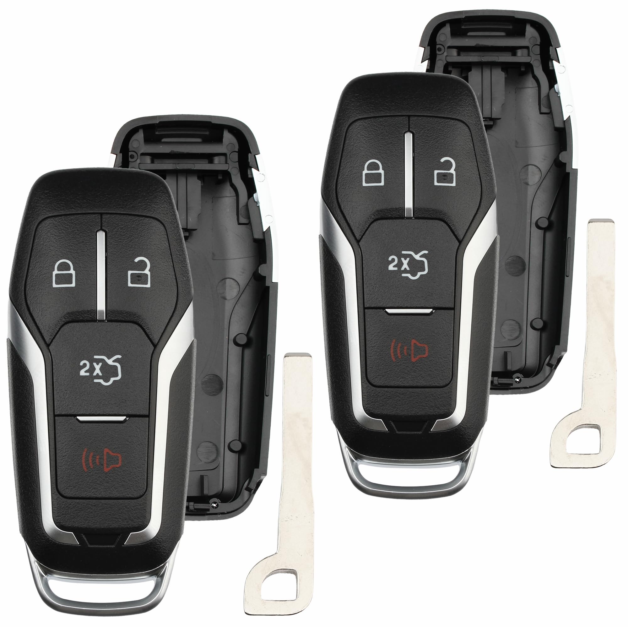 Key Fob Shell for Ford Lincoln – M3N-A2C31243800 M3N-A2C31243300, 4-Button