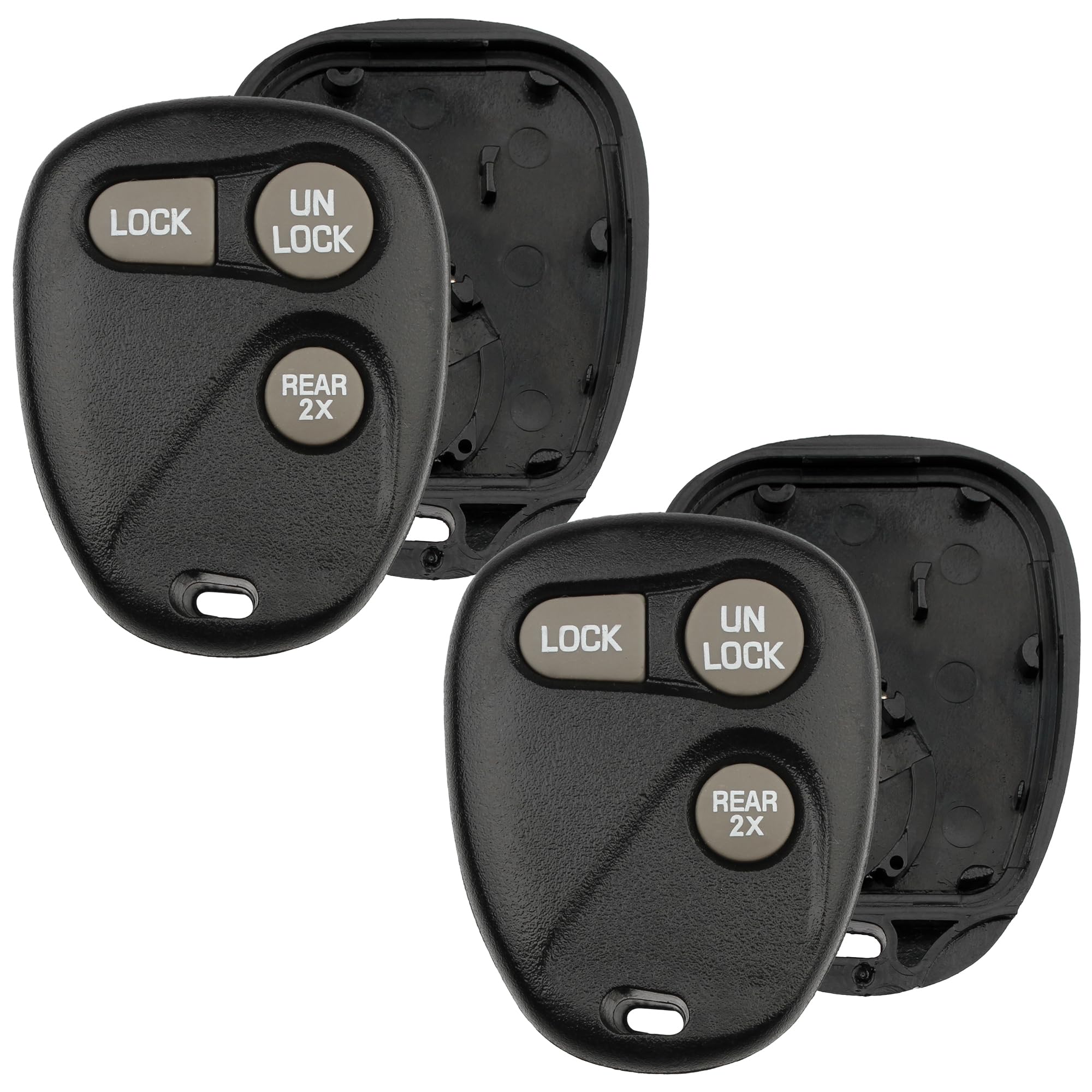 Key Fob Shell for Chevy GMC Cadillac – ABO1502T, 3-Button