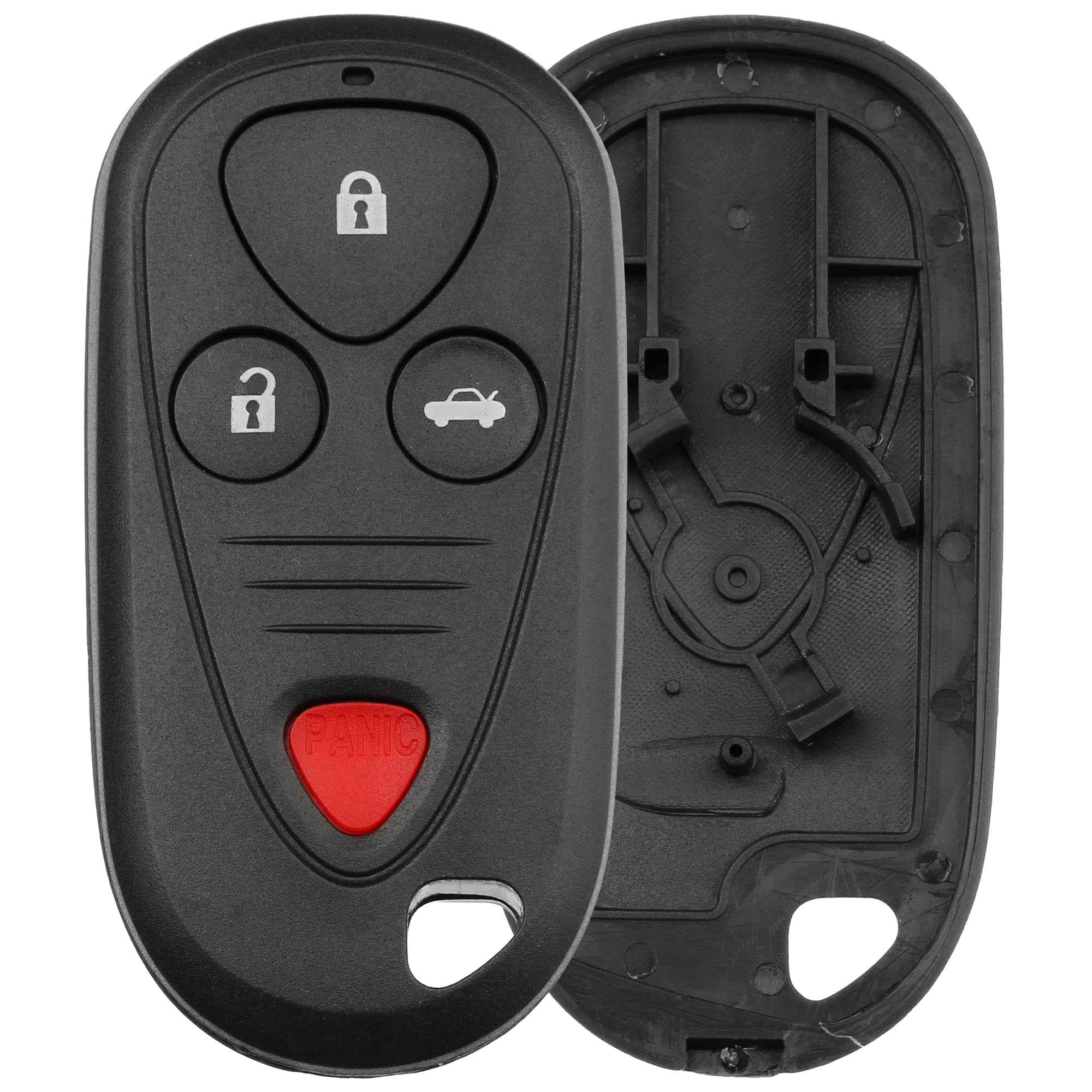 FOBTEK Key Fob Shell Case & Button Pad for Acura E4EG8D-444H-A, 4-Button