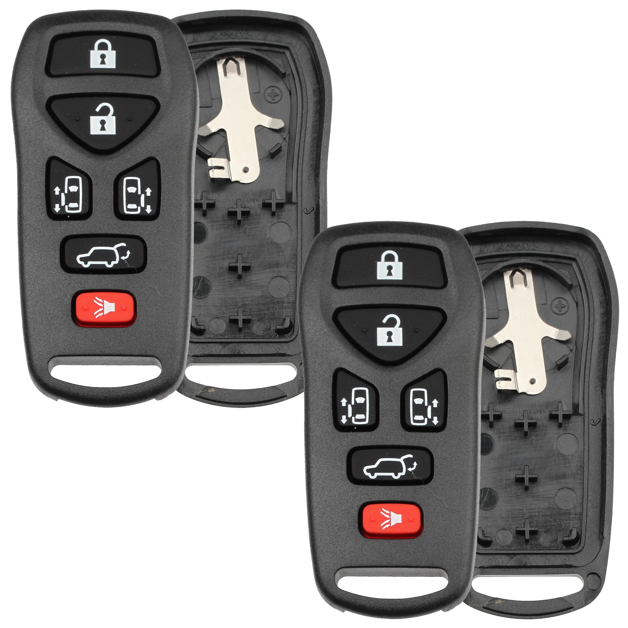 Key Fob Shell for Nissan – KBRASTU51, 6-Button