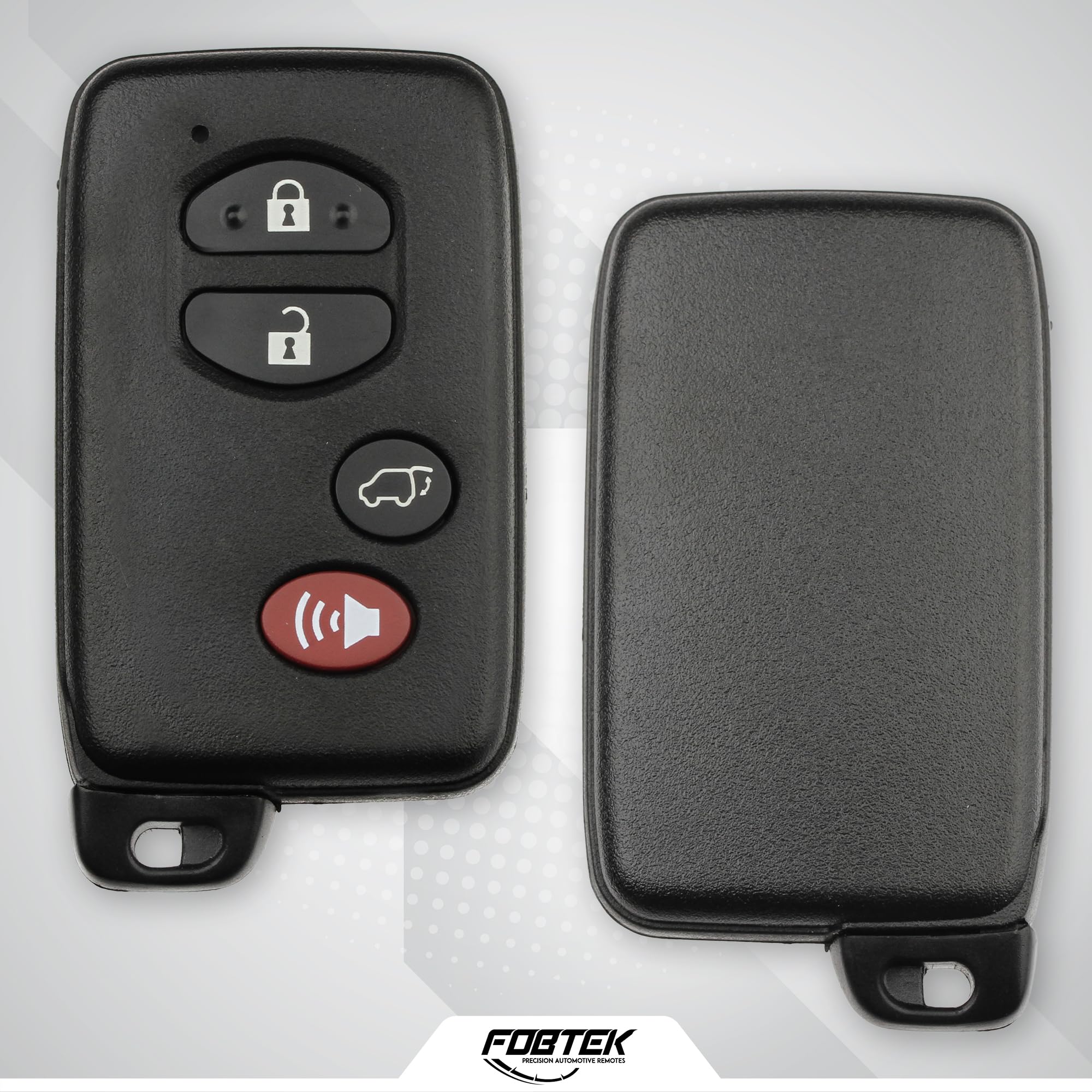 FOBTEK Smart Key Fob Shell Case for 2008-2013 Toyota Highlander, HYQ14AAB