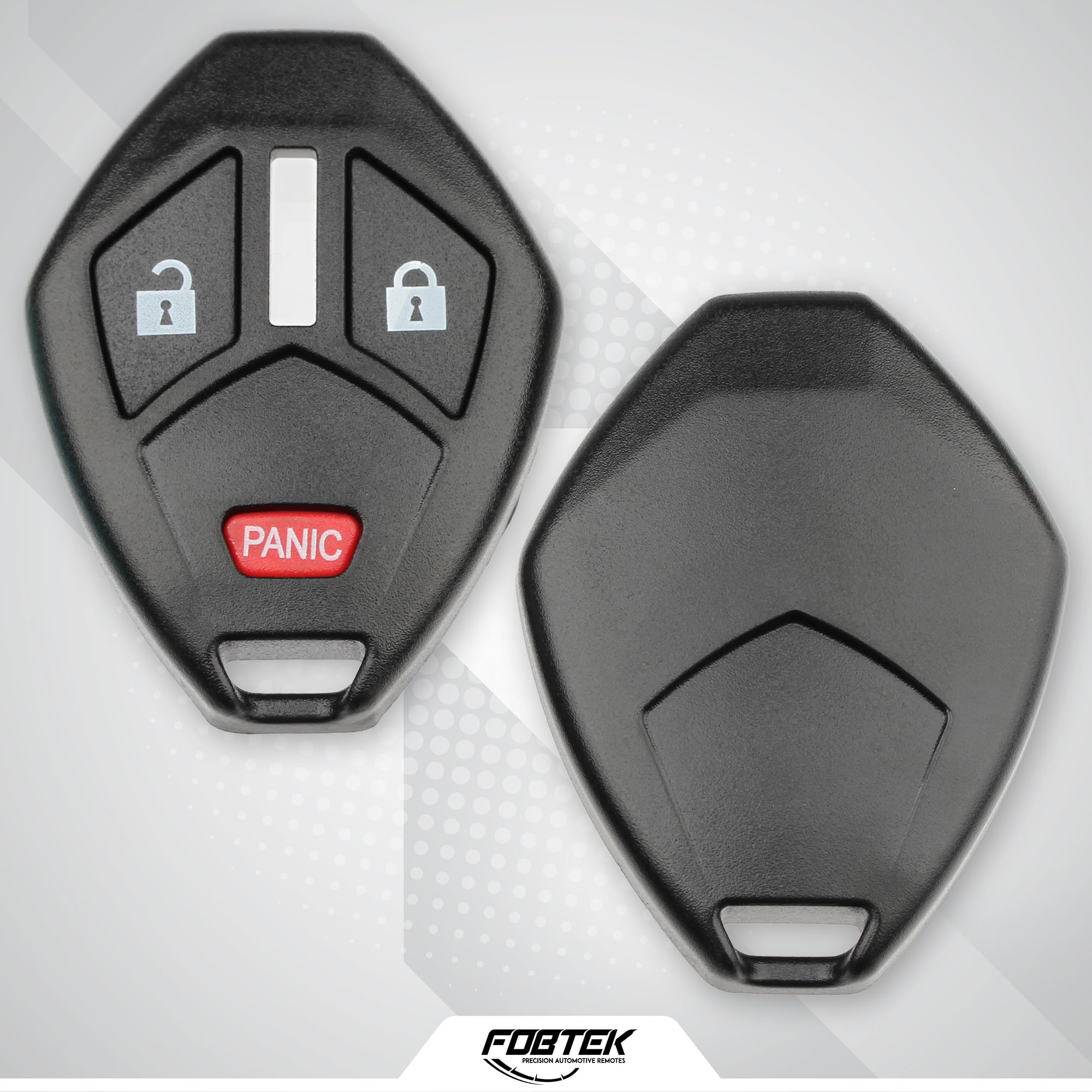 FOBTEK Key Fob Shell Case for Mitsubishi OUCG8D-620M-A, 3-Button