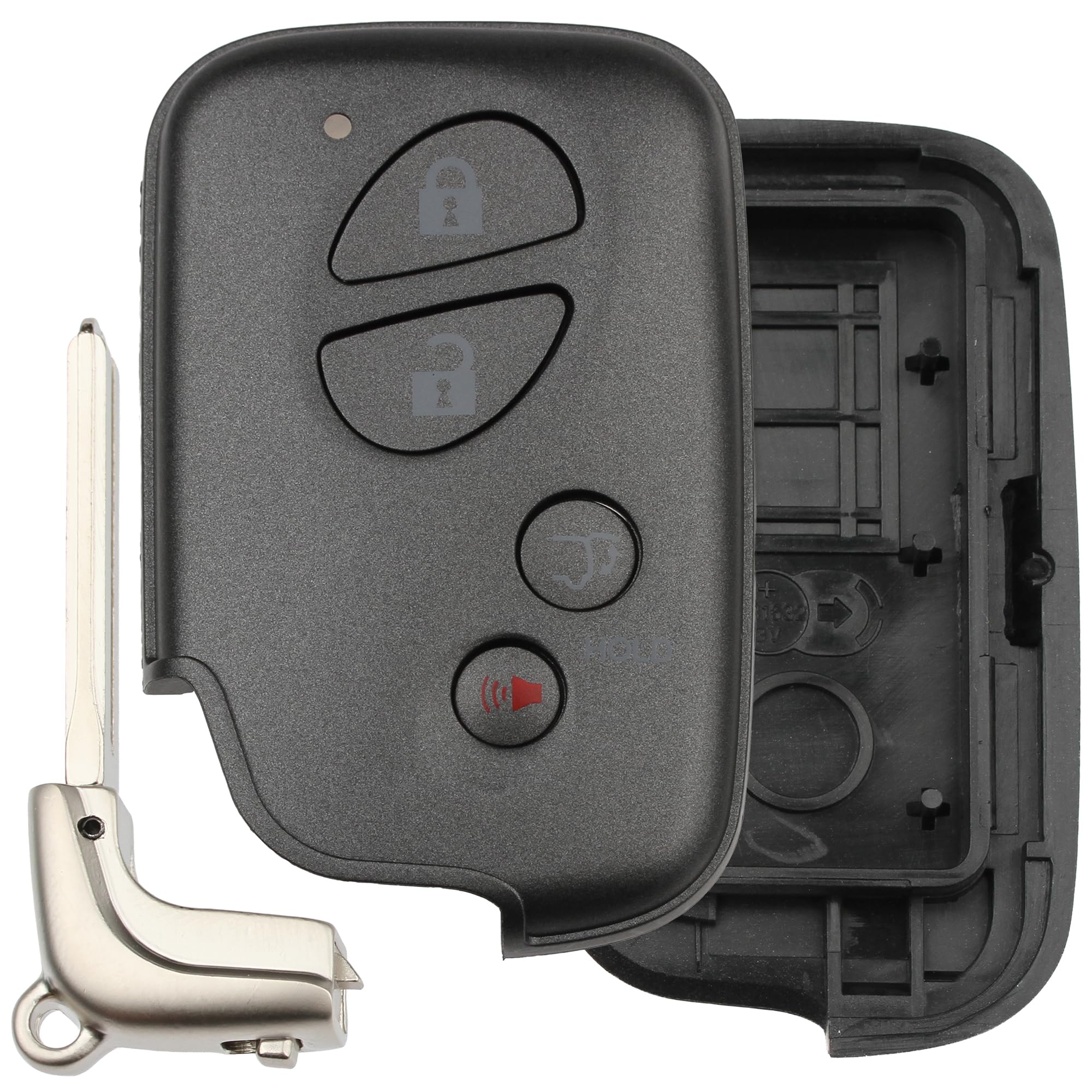 FOBTEK Smart Key Fob Shell Case for Lexus HYQ14ACX, 4-Button