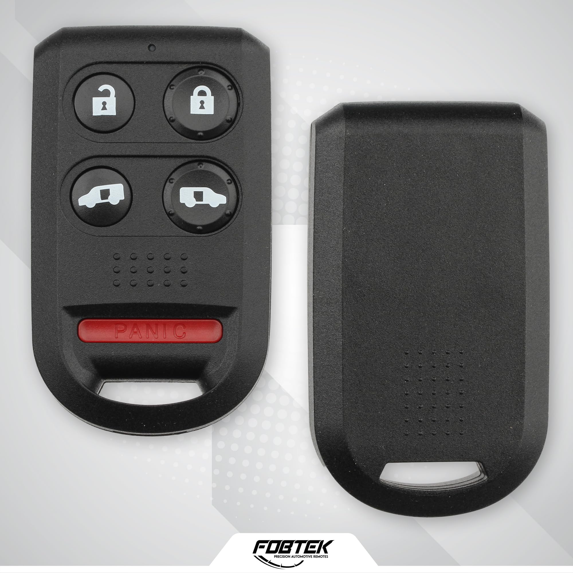 FOBTEK Key Fob Shell Case & Button Pad for Honda OUCG8D-399H-A, 5-Button