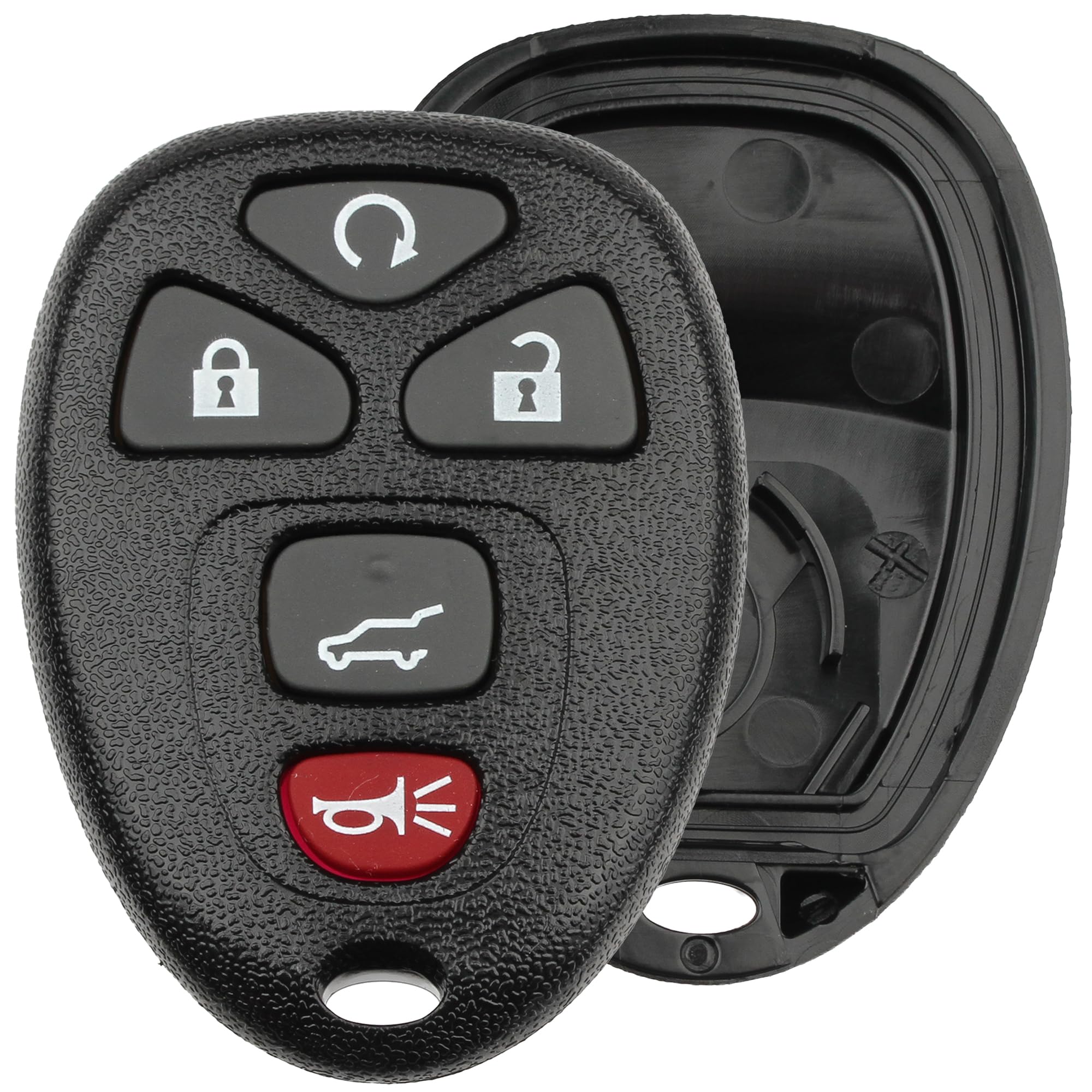 FOBTEK Key Fob Shell Case for Chevy Cadillac GMC OUC60270, 5-Button