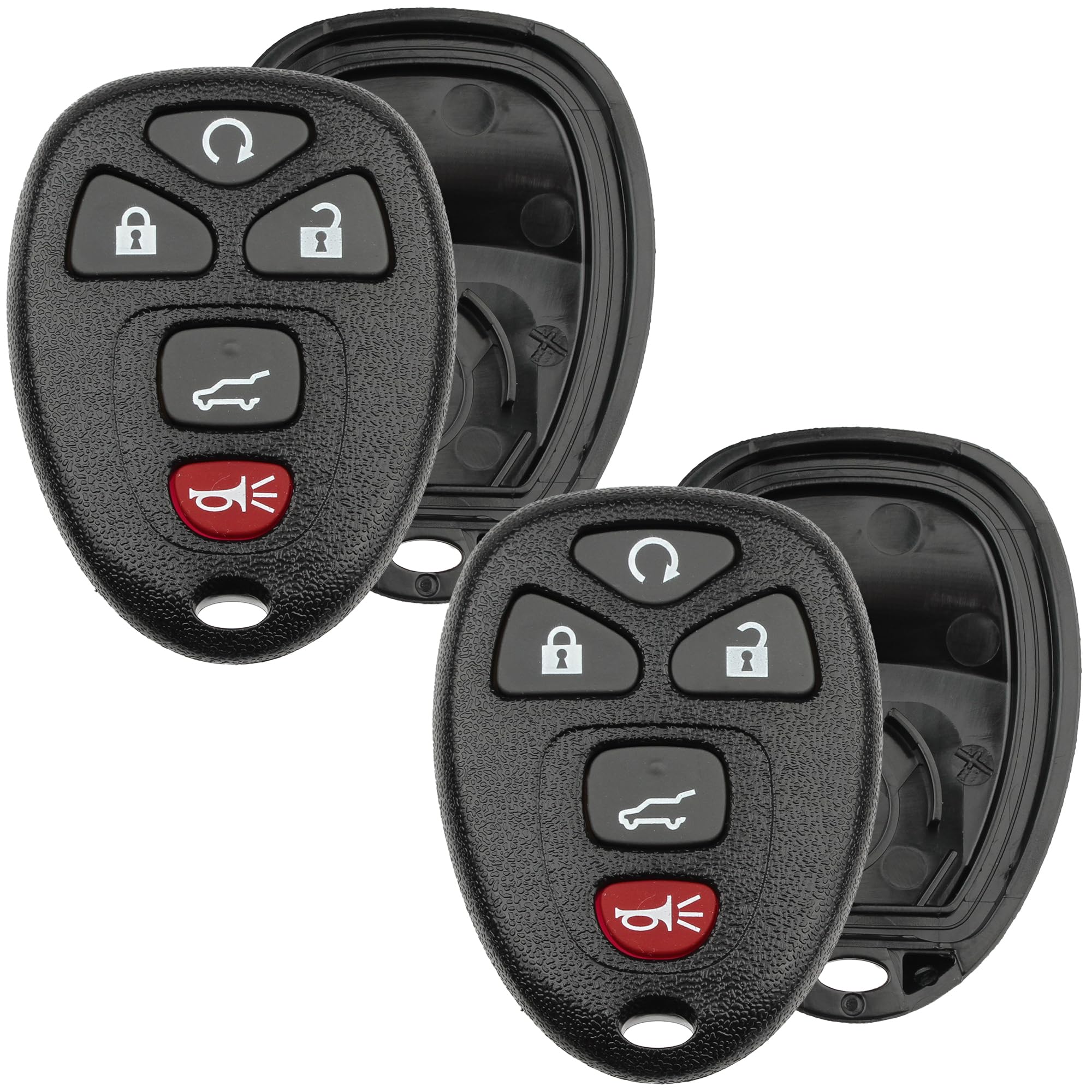 Key Fob Shell for Chevy Cadillac GMC – OUC60270 OUC60221 M3N5WY8109, 5-Button