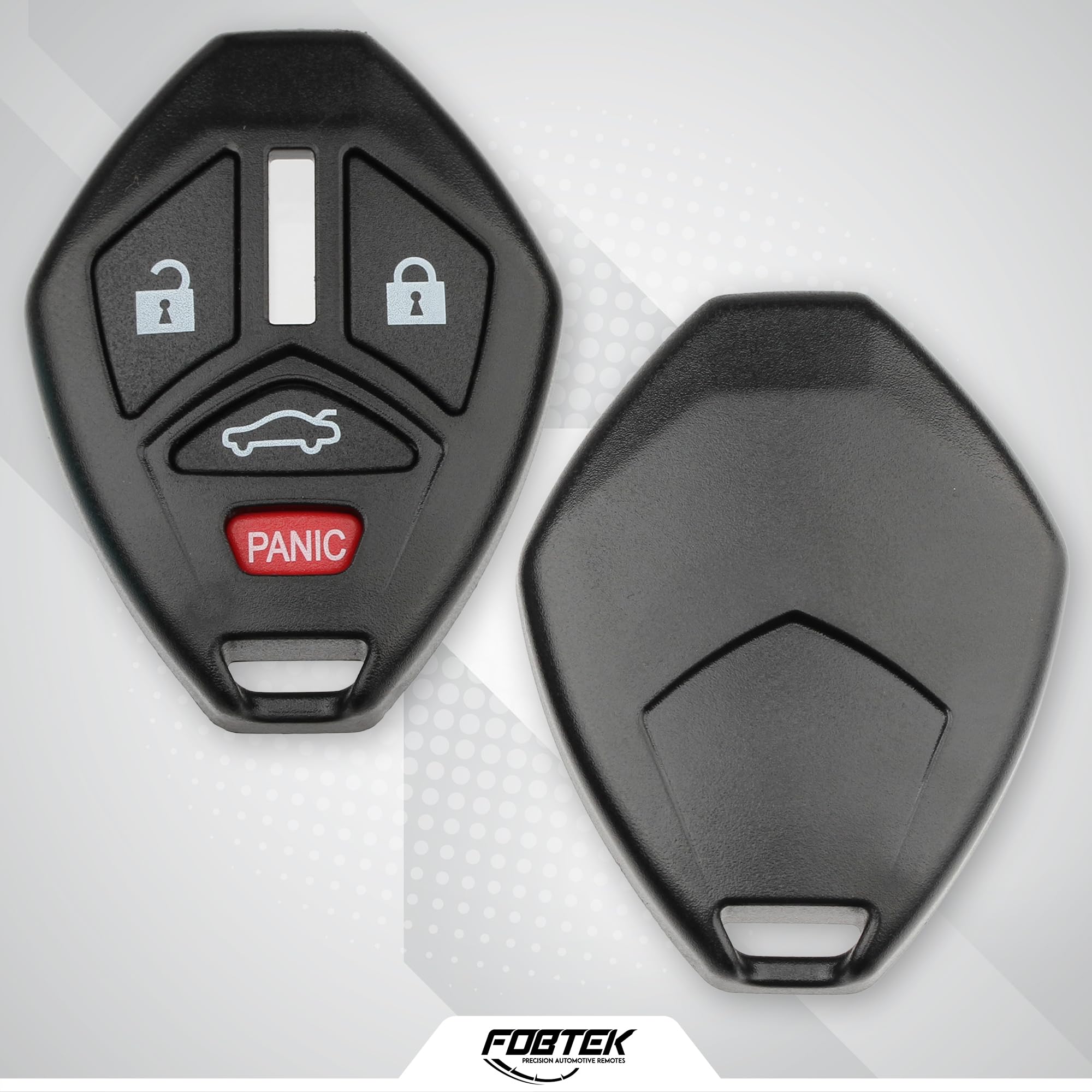 FOBTEK Key Fob Shell Case for Mitsubishi OUCG8D-620M-A, 4-Button